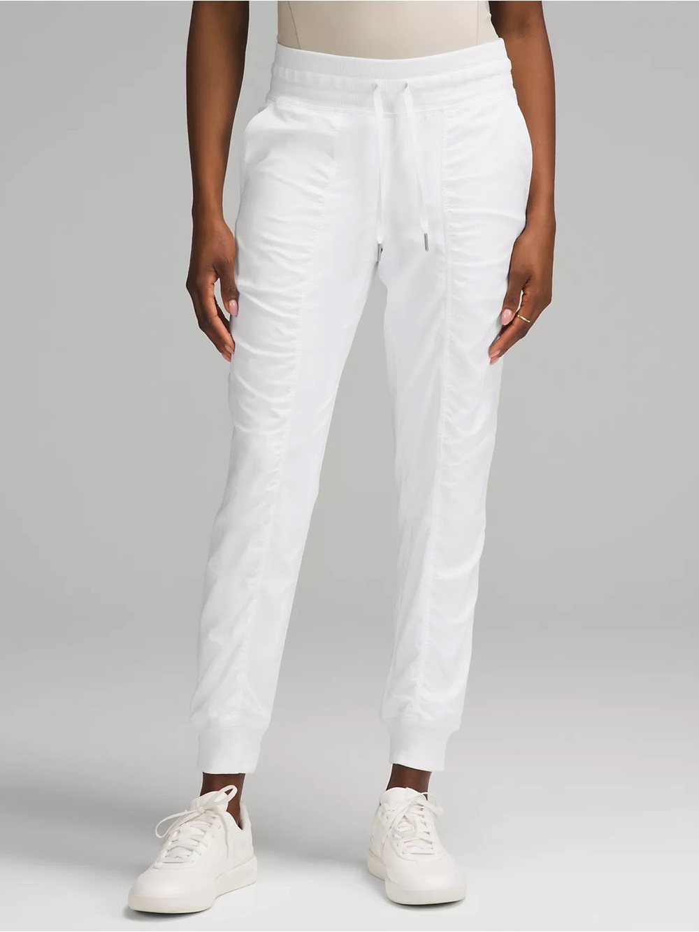 lululemon athletica White Dance Studio Mid-Rise Jogger LINED NWT